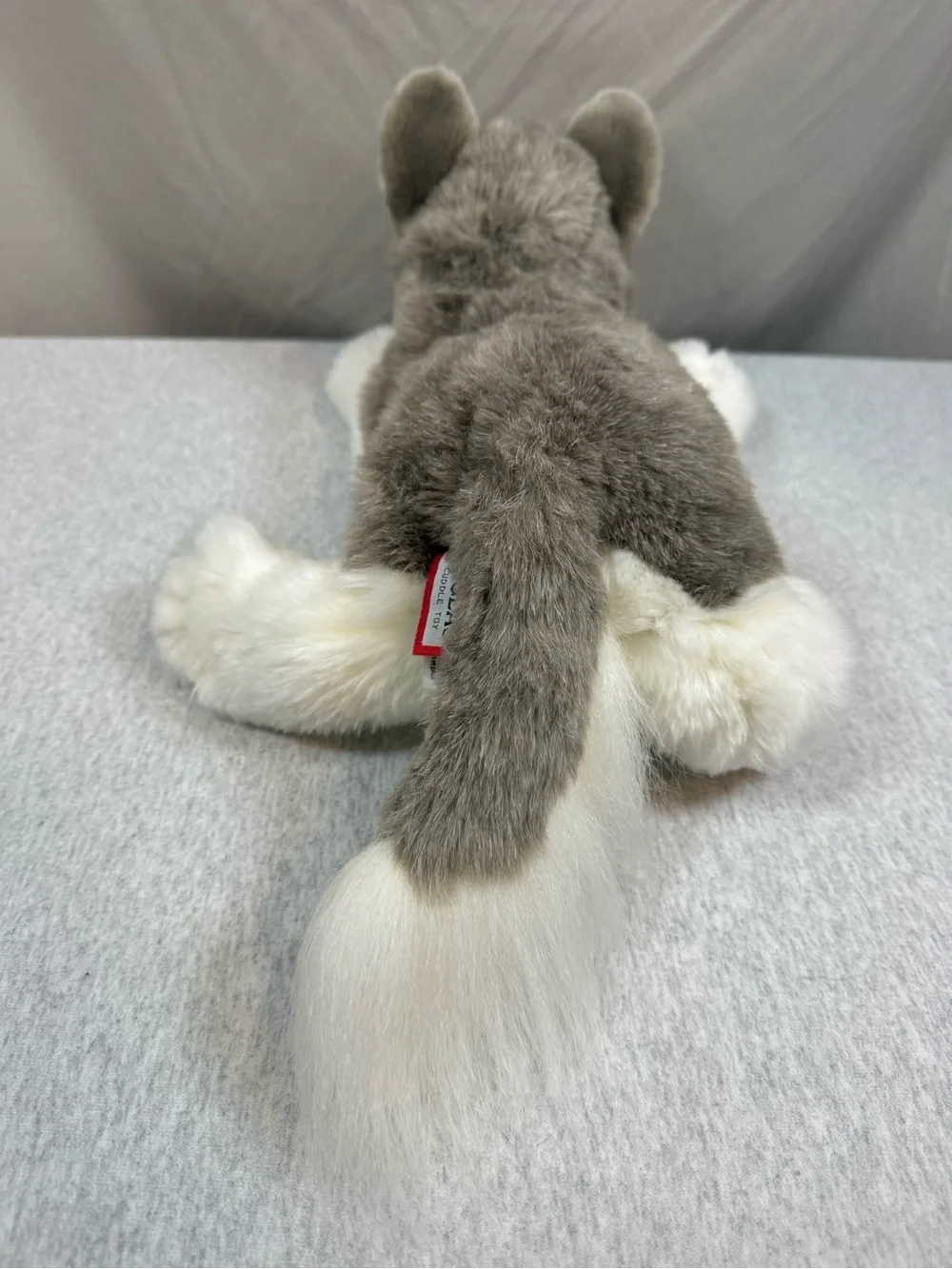 Douglas Cuddle Toys Geno Husky Plush Gray White - 19”